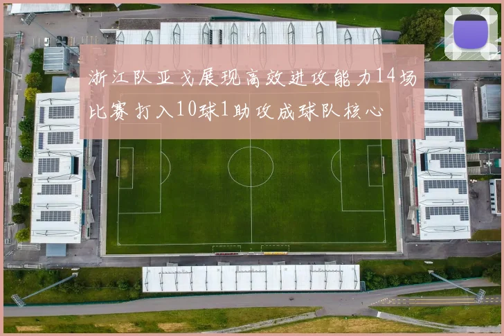浙江队亚戈展现高效进攻能力14场比赛打入10球1助攻成球队核心
